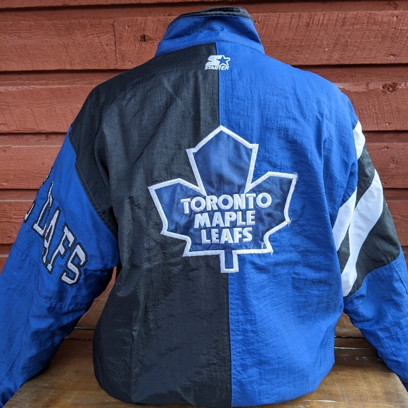 **SOLD**Vintage Starter Leafs bomber jacket - Picture 6 of 8